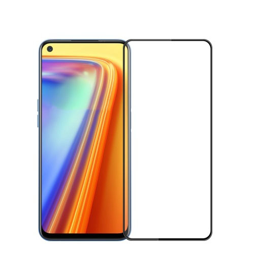 3D Edzett üveg Realme 7 fekete akciós termékkép 1