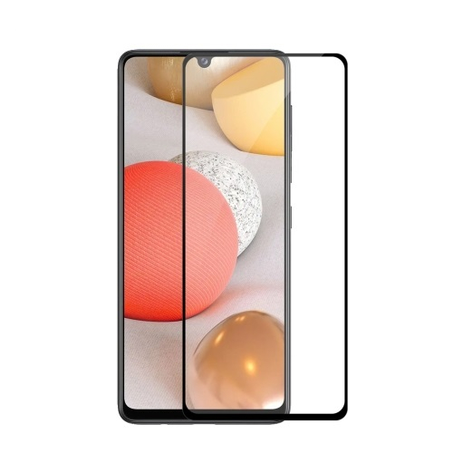 3D edzett üveg Samsung Galaxy A42 5G fekete akciós termékkép 1