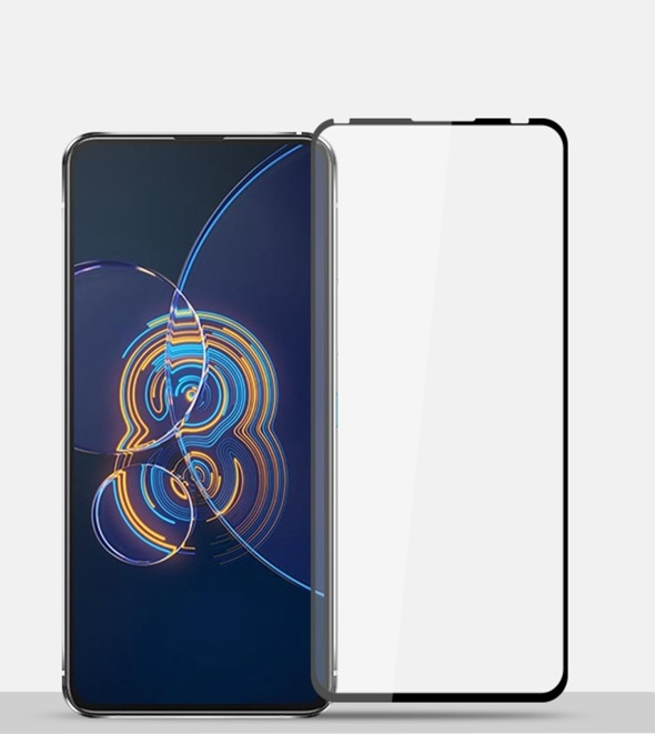 3D Edzett üveg Asus Zenfone 8 Flip (ZS672KS) fekete akciós termékkép 1