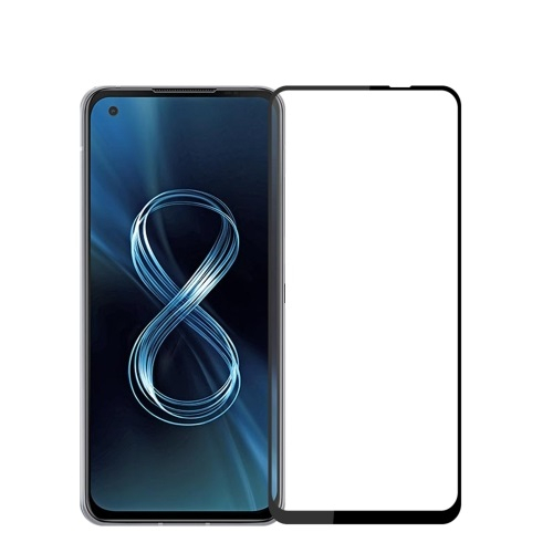 3D Edzett üveg Asus ZenFone 8 (ZS590KS) fekete akciós termékkép 1