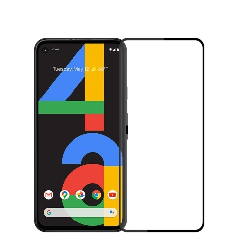 3D edzett üveg Google Pixel 4a 5G fekete akciós termékkép 1