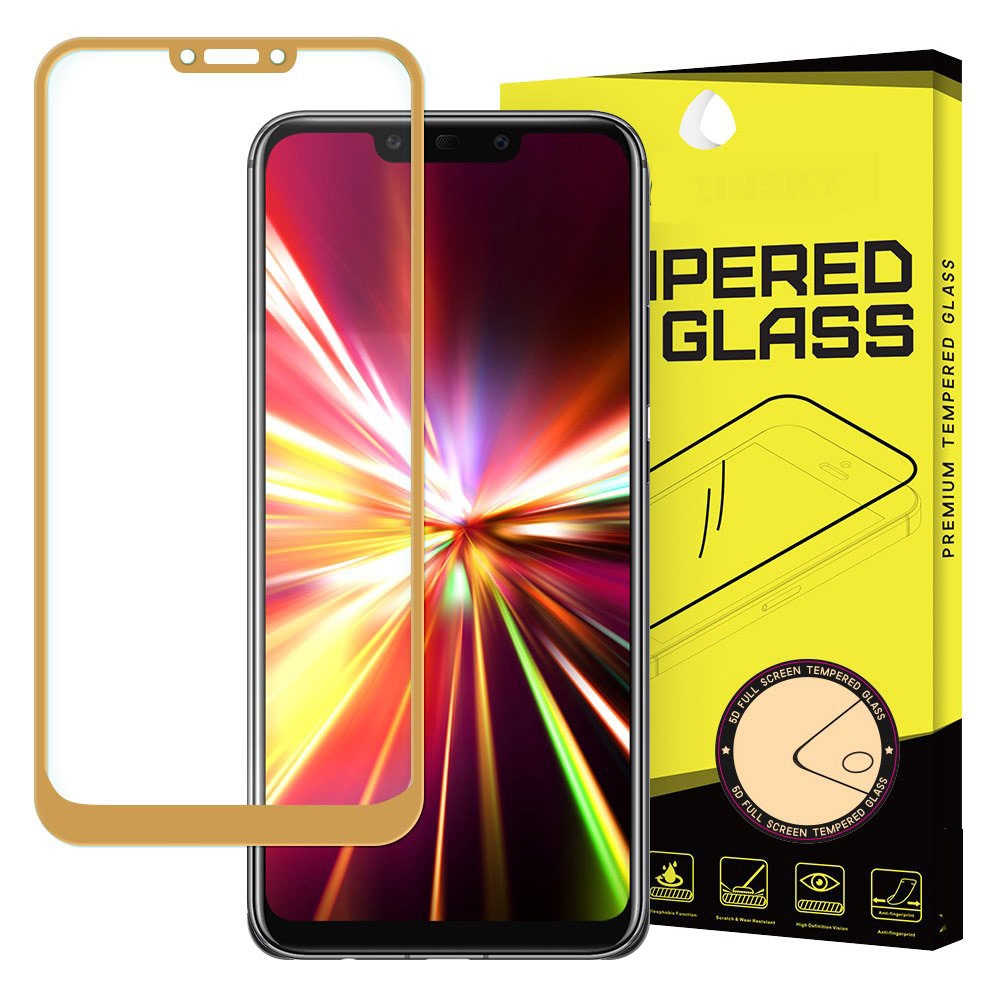 3D Edzett üveg Huawei Mate 20 Lite arany akciós termékkép 1