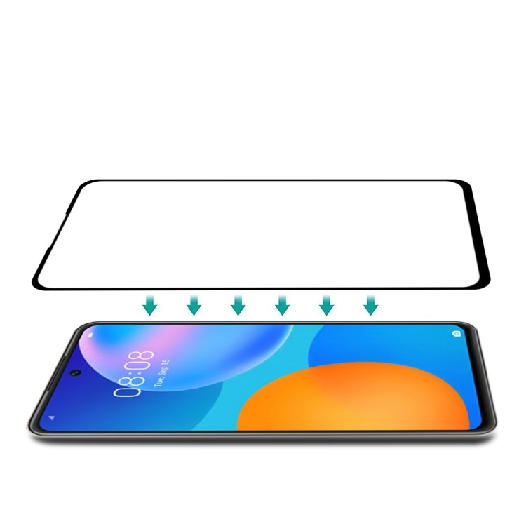 3D edzett üveg Huawei P Smart 2021 fekete termék 2. képe