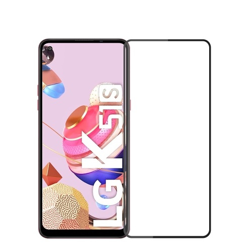 3D Edzett üveg LG K51s / K61 fekete termék 2. képe