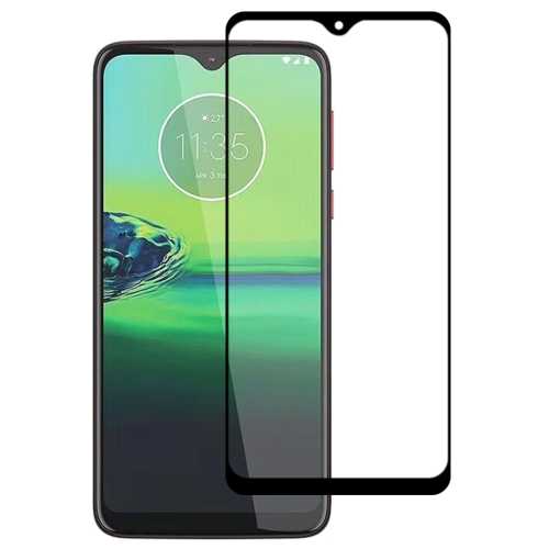 3D Edzett üveg Motorola Moto G9 Play / E7 Plus fekete