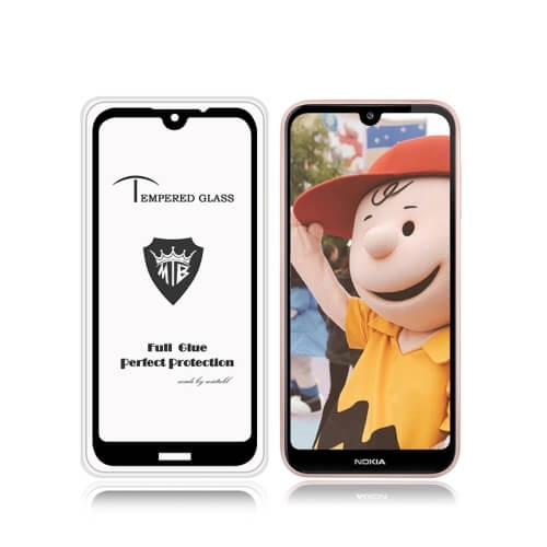3D Edzett üveg Nokia 4.2 fekete akciós termékkép 1