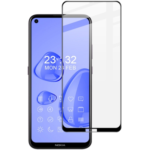 3D edzett üveg Nokia G10 / G20 fekete akciós termékkép 1