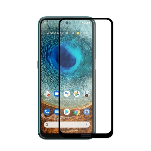 3D edzett üveg Nokia X10 / X20 fekete akciós termékkép 1
