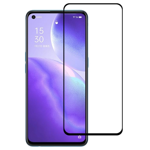 3D Edzett üveg Oppo Reno5 5G fekete akciós termékkép 1