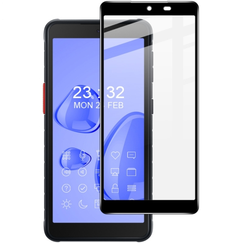 3D edzett üveg Samsung Galaxy Xcover 5 fekete akciós termékkép 1