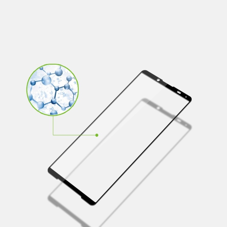 3D Edzett üveg Sony Xperia 5 II fekete termék 2. képe