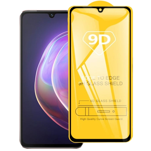 3D Edzett üveg Vivo V21 5G fekete akciós termékkép 1