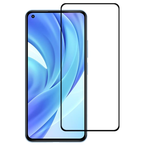 3D Edzett üveg Xiaomi Mi 11 Lite / 11 Lite 5G / 11 Lite NE 5G fekete