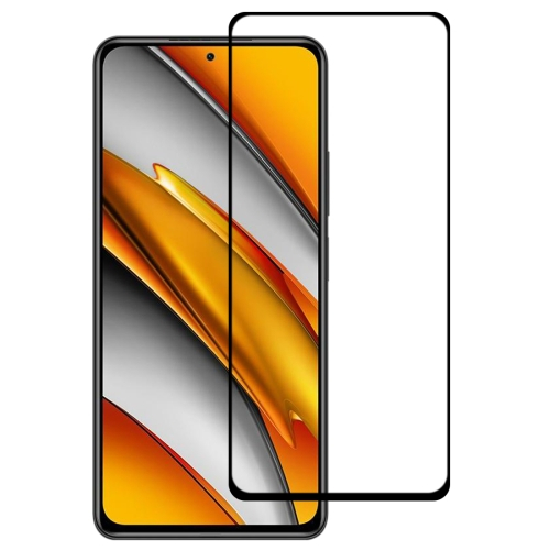 3D edzett üveg Xiaomi Poco F3 fekete akciós termékkép 1