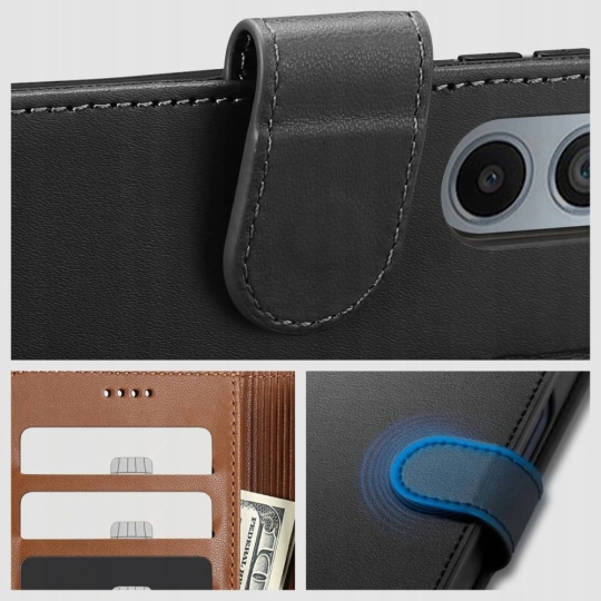 TECH-PROTECT WALLET tok Samsung Galaxy XCover 7 készülékhez fekete termék 2. képe