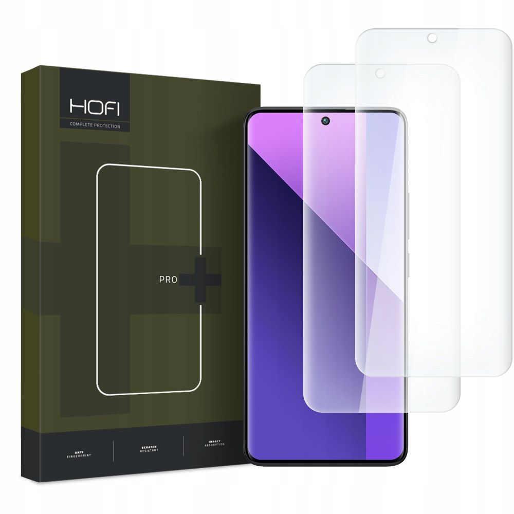 HOFI UV GLASS PRO+ 2x UV üveg a Xiaomi-hoz Redmi Note 13 Pro+ 5G akciós termékkép 1