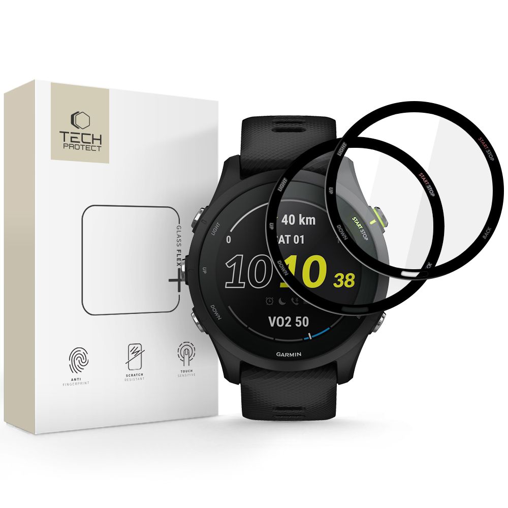 TECH-PROTECT GLASS FLEX+ 2-PACK Üveg Garmin Forerunner 255 / Forerunner 255 Music készülékhez akciós termékkép 1