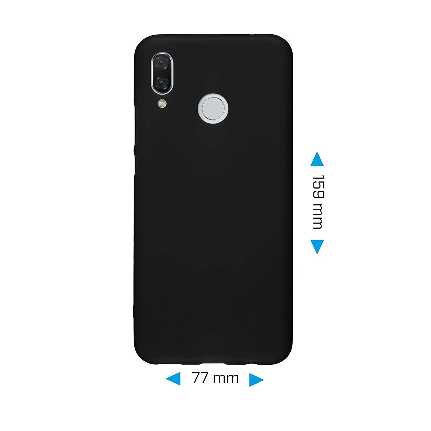 MATTE TPU obal Huawei Nova 3 čierny termék 2. képe