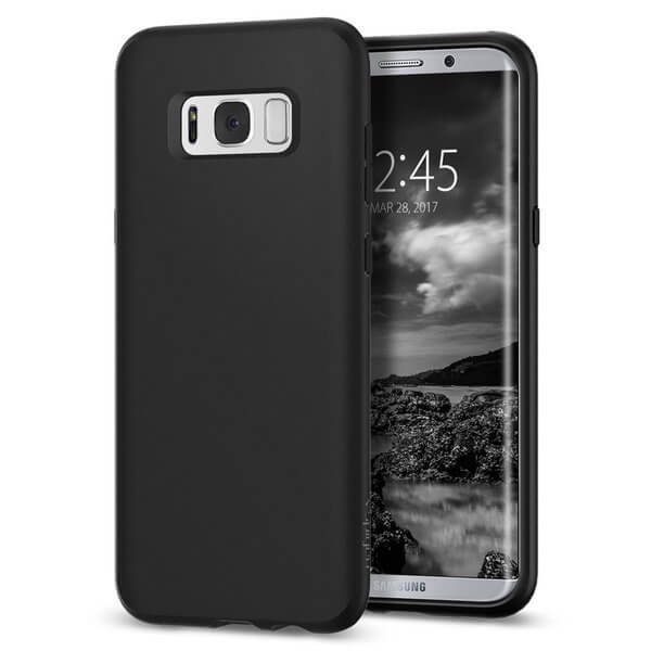 MATTE TPU obal Samsung Galaxy S8 Plus čierny akciós termékkép 1