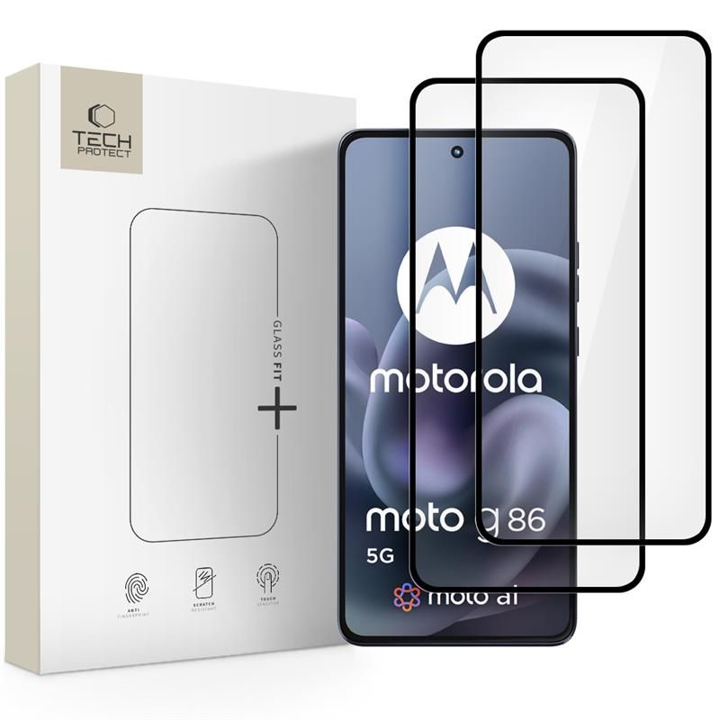 TECH-PROTECT GLASS FIT+ 2-PACK 3D Üveg Motorola Moto G86 / Moto G86 Power akciós termékkép 1
