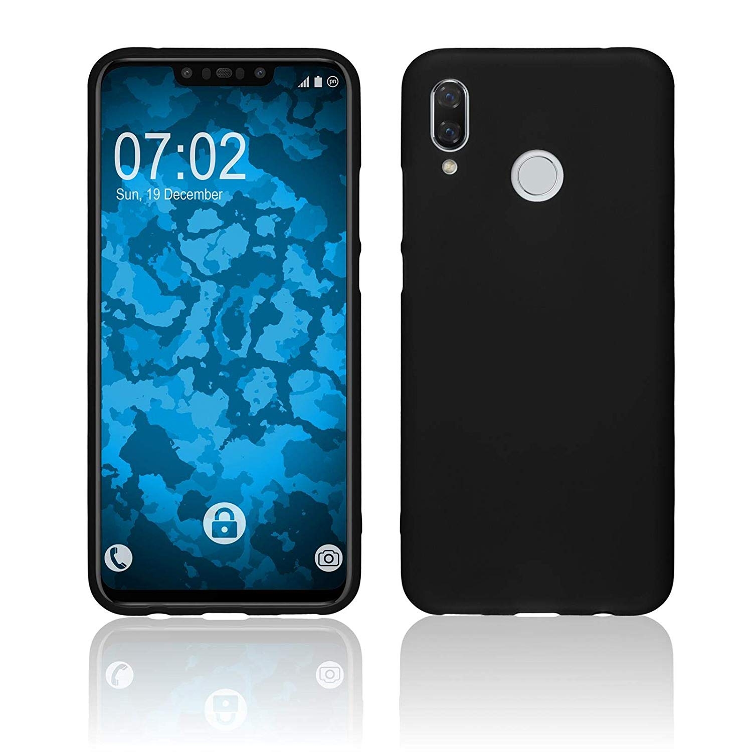 MATTE TPU obal Huawei Nova 3 čierny akciós termékkép 1