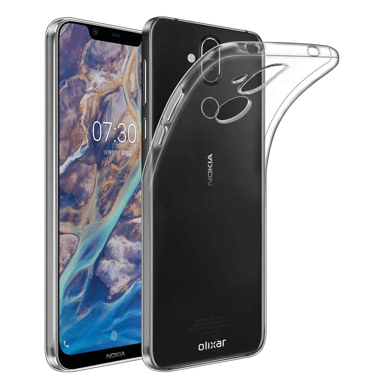 Szilikon tok Nokia 7.1 Plus / X7 átlátszó akciós termékkép 1