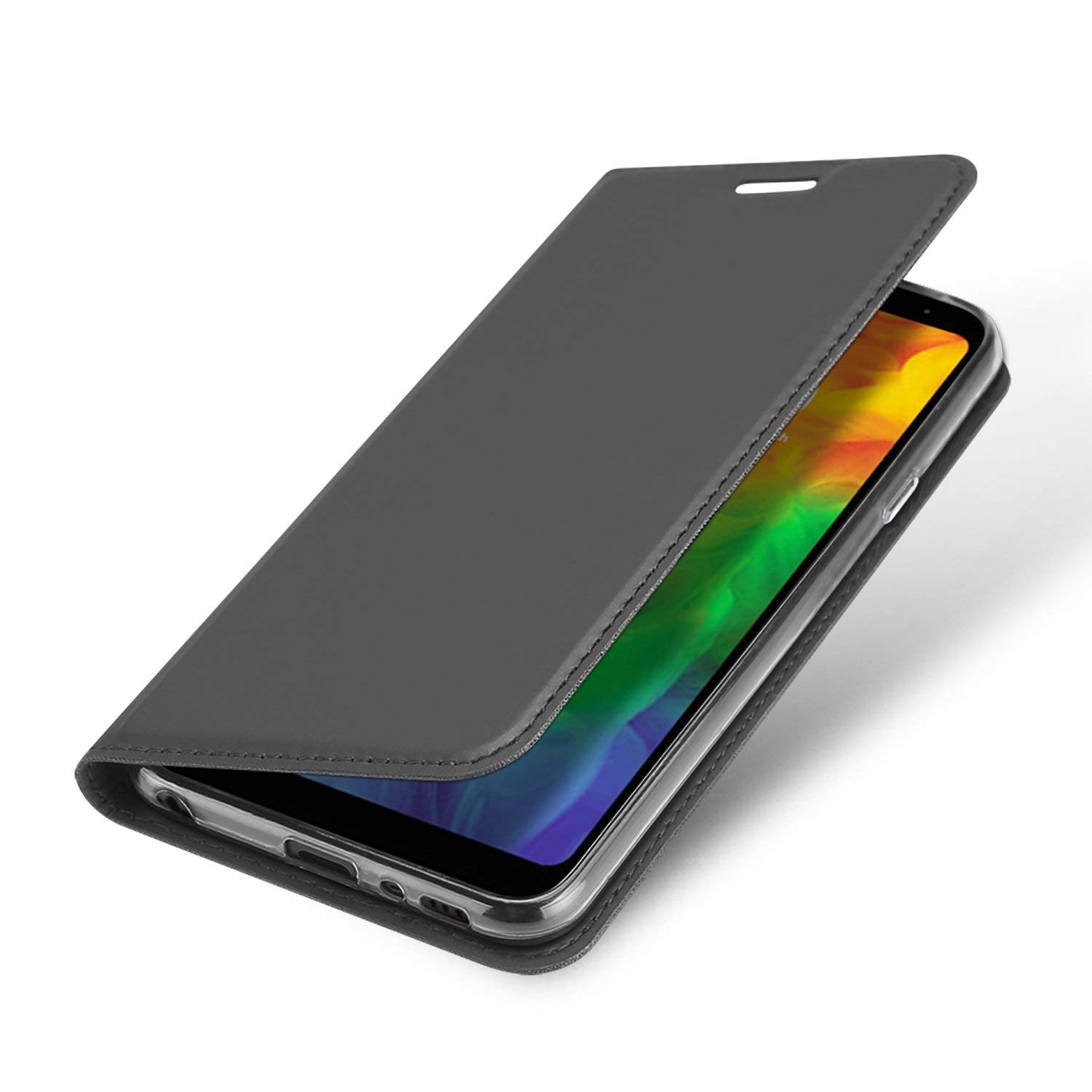 DUX Knižkové puzdro Motorola Moto G6 šedé akciós termékkép 1