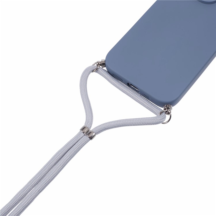 PROTEMIO ROPE Zsinóros Tok Apple iPhone 16 Pro kék-szürke termék 2. képe