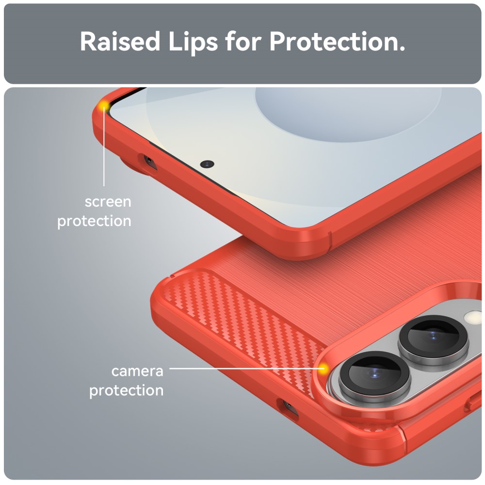 FLEXI TPU Védőtok Samsung Galaxy S25 Edge piros termék 2. képe