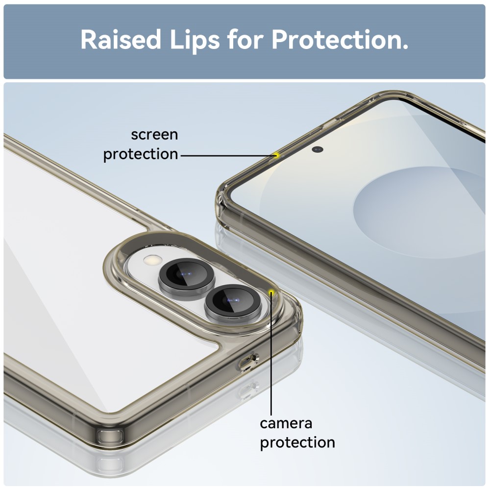 CRYSTAL Védőtok Samsung Galaxy S25 Edge szürke készülékhez termék 2. képe