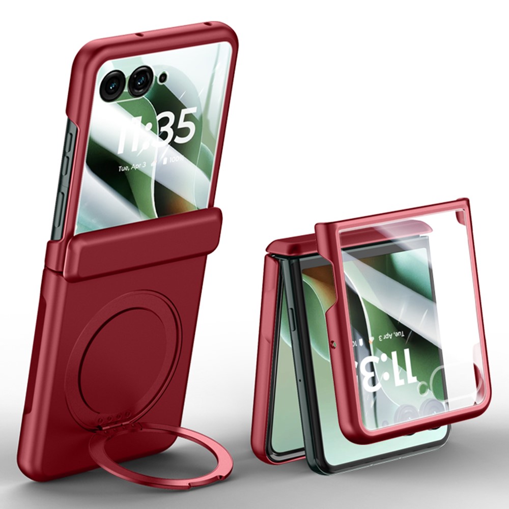 KICKSTAND MAGSAFE Védőtok állvánnyal Motorola Razr 60 Ultra piros színben akciós termékkép 1