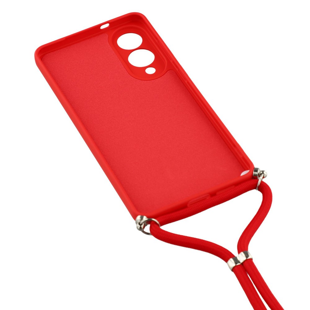 ROPE Zsinóros tok Samsung Galaxy S25 Edge piros termék 2. képe