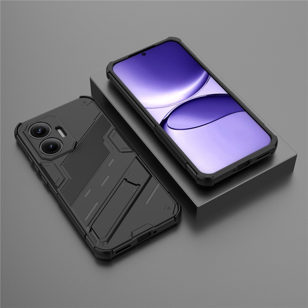 BIB Védőtok állvánnyal Xiaomi Poco F7 fekete termék 2. képe
