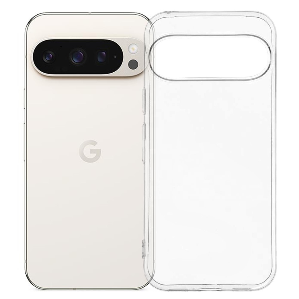 TPU tok Google Pixel 9 Pro XL készülékhez - átlátszó akciós termékkép 1