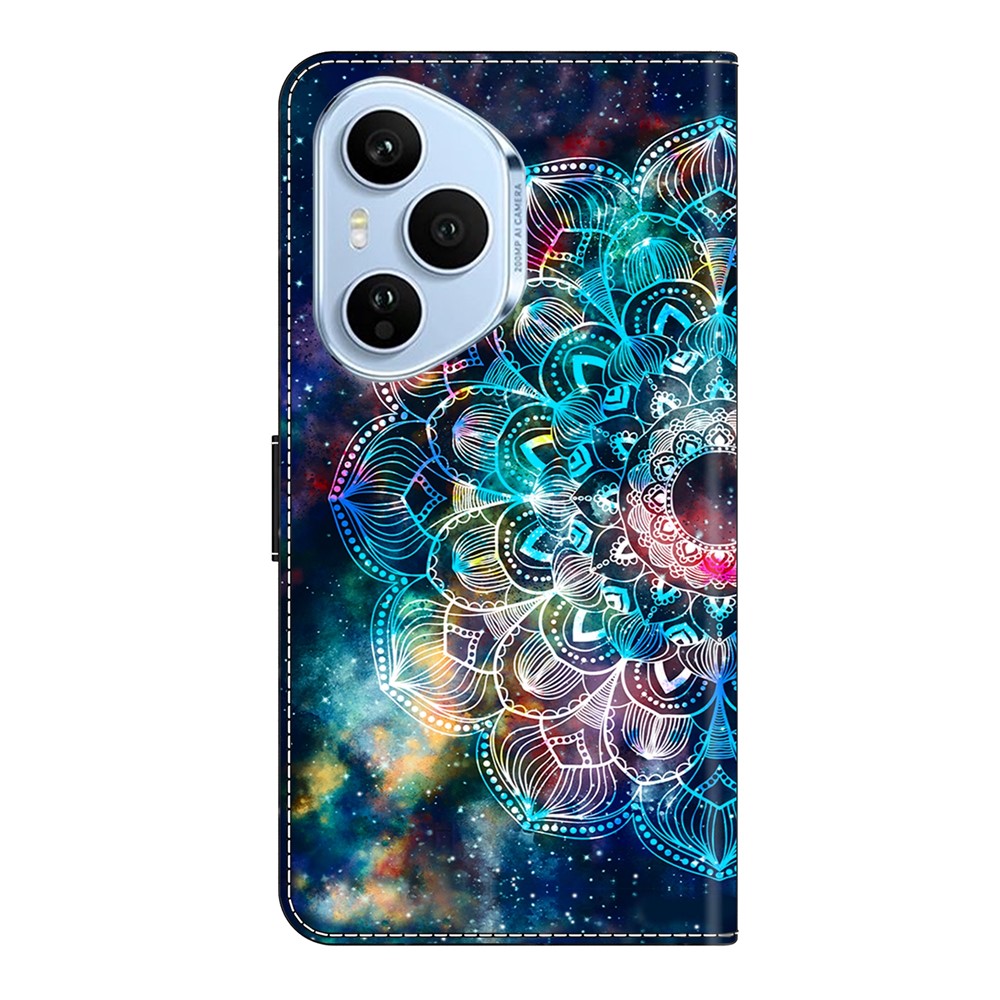 ART Pénztárca tok Honor 400 Pro 5G MANDALA FLOWER készülékhez termék 2. képe