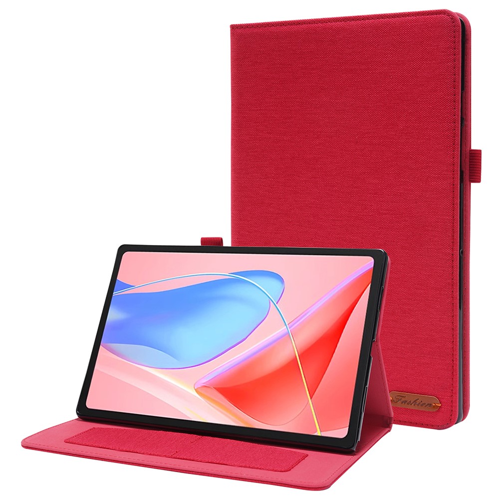 FABRIC Flip tok Lenovo Tab 10.1 piros színben akciós termékkép 1