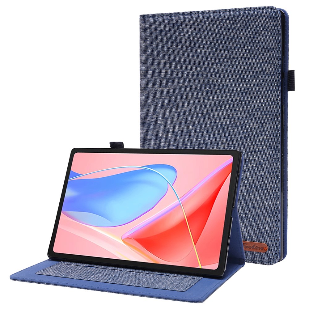 FABRIC Felhajtható tok Lenovo Tab 10.1 készülékhez, kék akciós termékkép 1