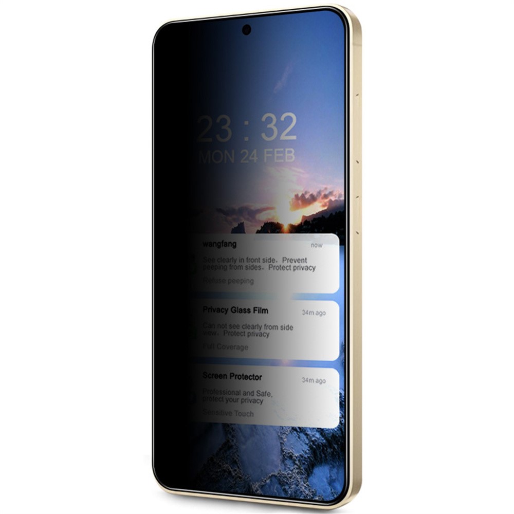 IMAK 3D PRIVACY Edzett védőüveg Samsung Galaxy S25 Edge készülékhez termék 2. képe