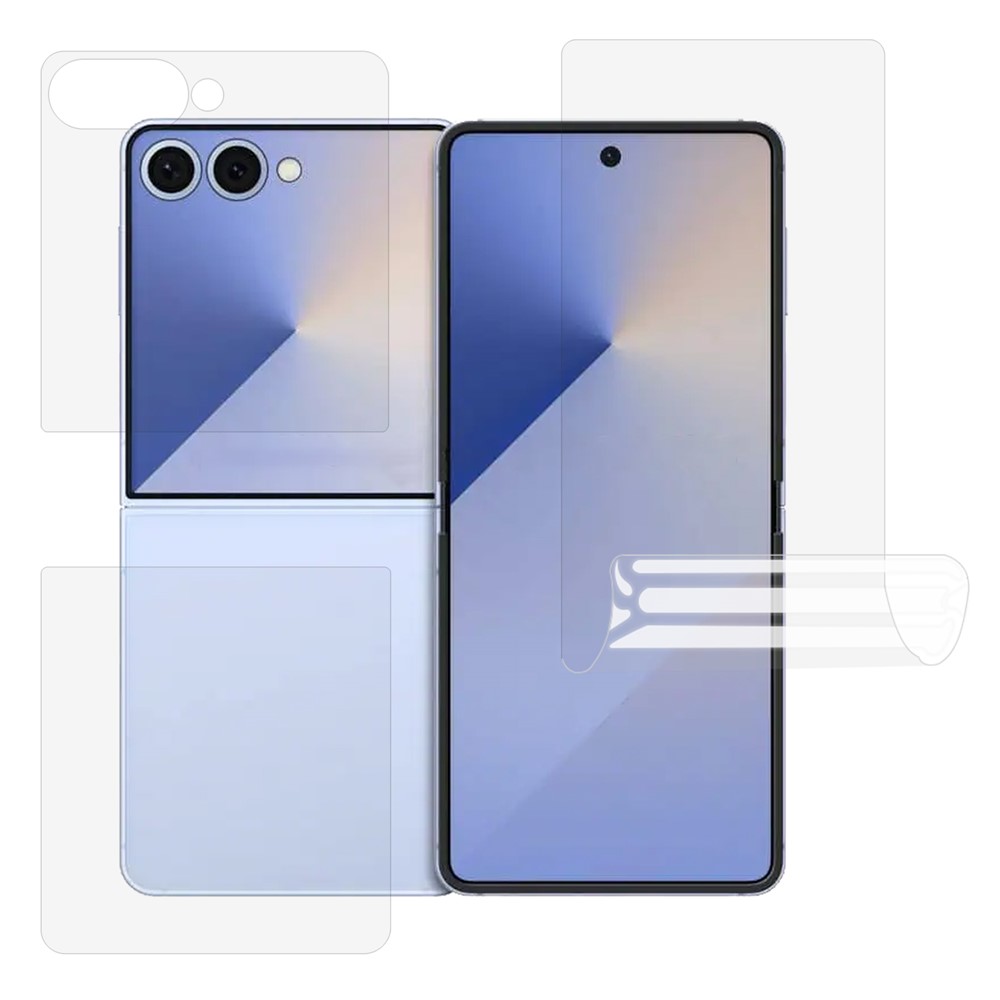 HYDROGEL Védőfólia szett Samsung Galaxy Z Flip7 5G telefonhoz termék 2. képe