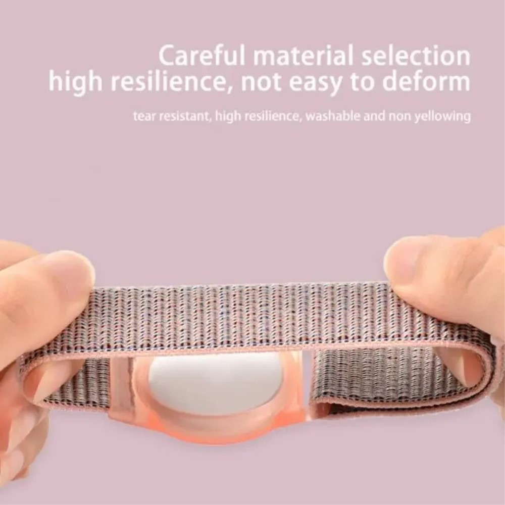 NYLON Szíj tokkal Apple AirTag rózsaszínhez termék 2. képe