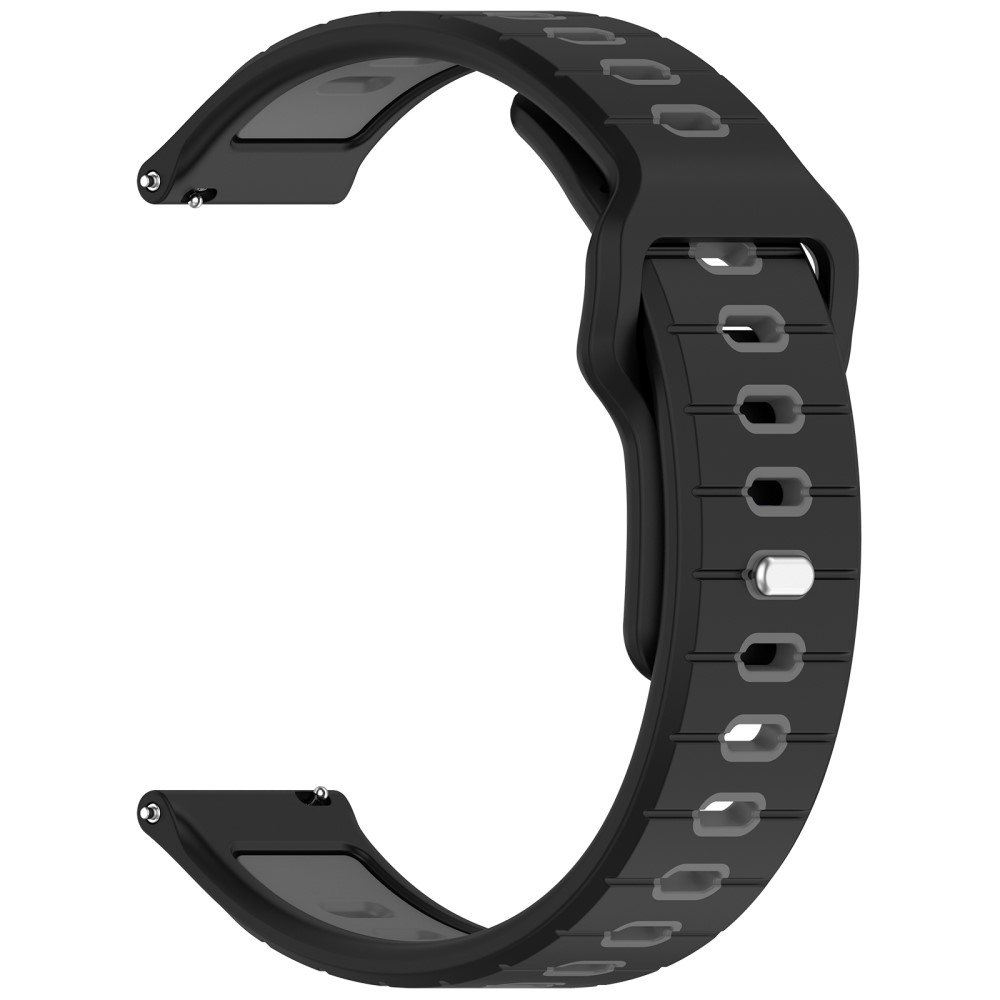 SPORTY Cserélhető szilikon szíj Garmin Vivoactive 6 fekete akciós termékkép 1