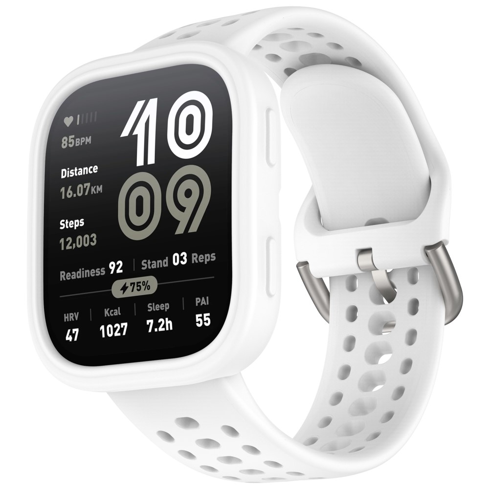 PROTEMIO COVER SET Szíj + Amazfit Bip 6 óratok fehér akciós termékkép 1