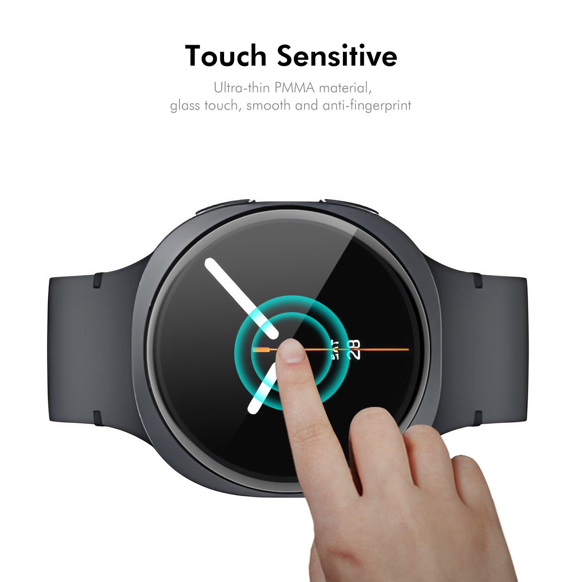 ENKAY 2x 3D Védőfólia Samsung Galaxy Watch8 40mm-hez termék 2. képe