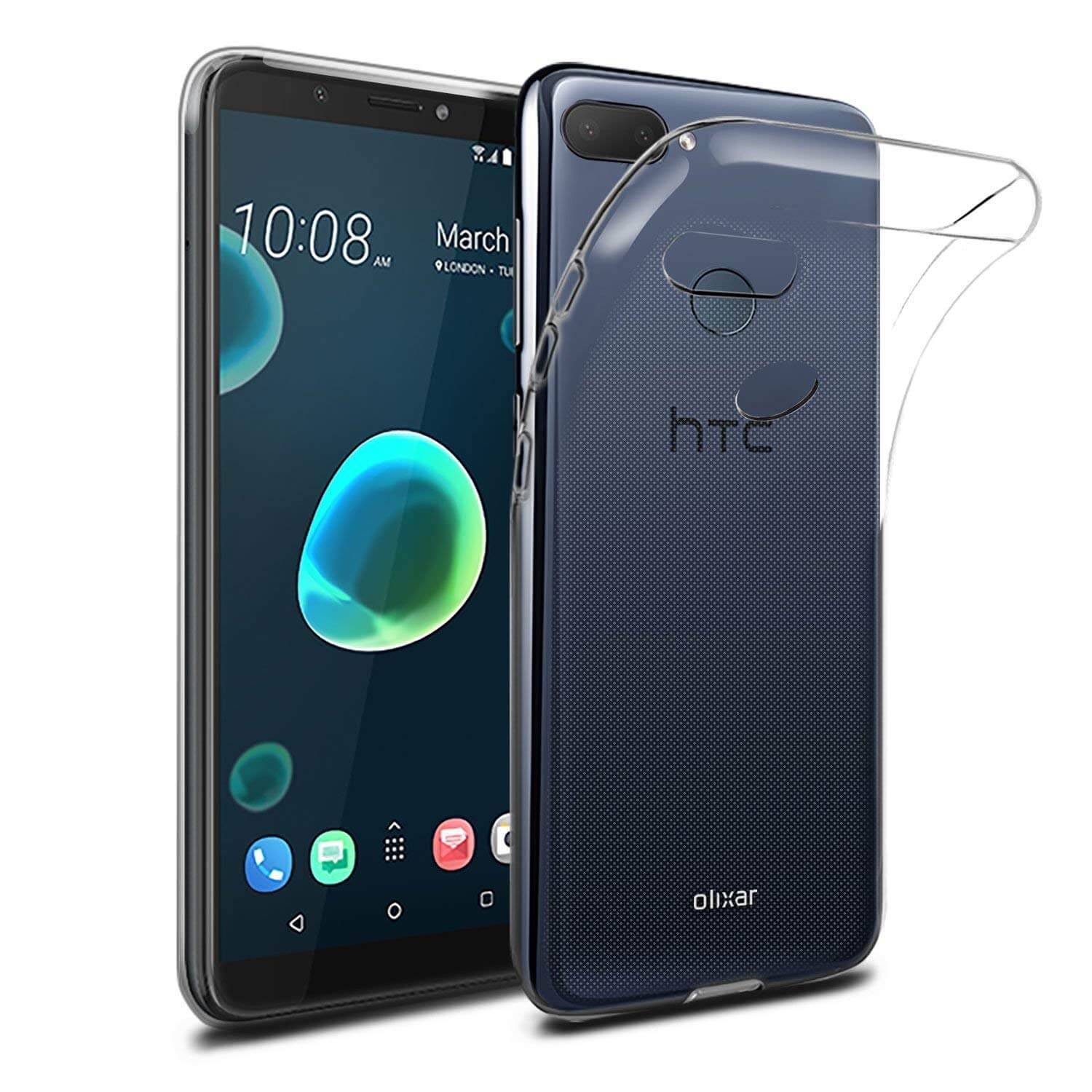 Szilikon burkolat HTC Desire 12 Plus átlátszó akciós termékkép 1