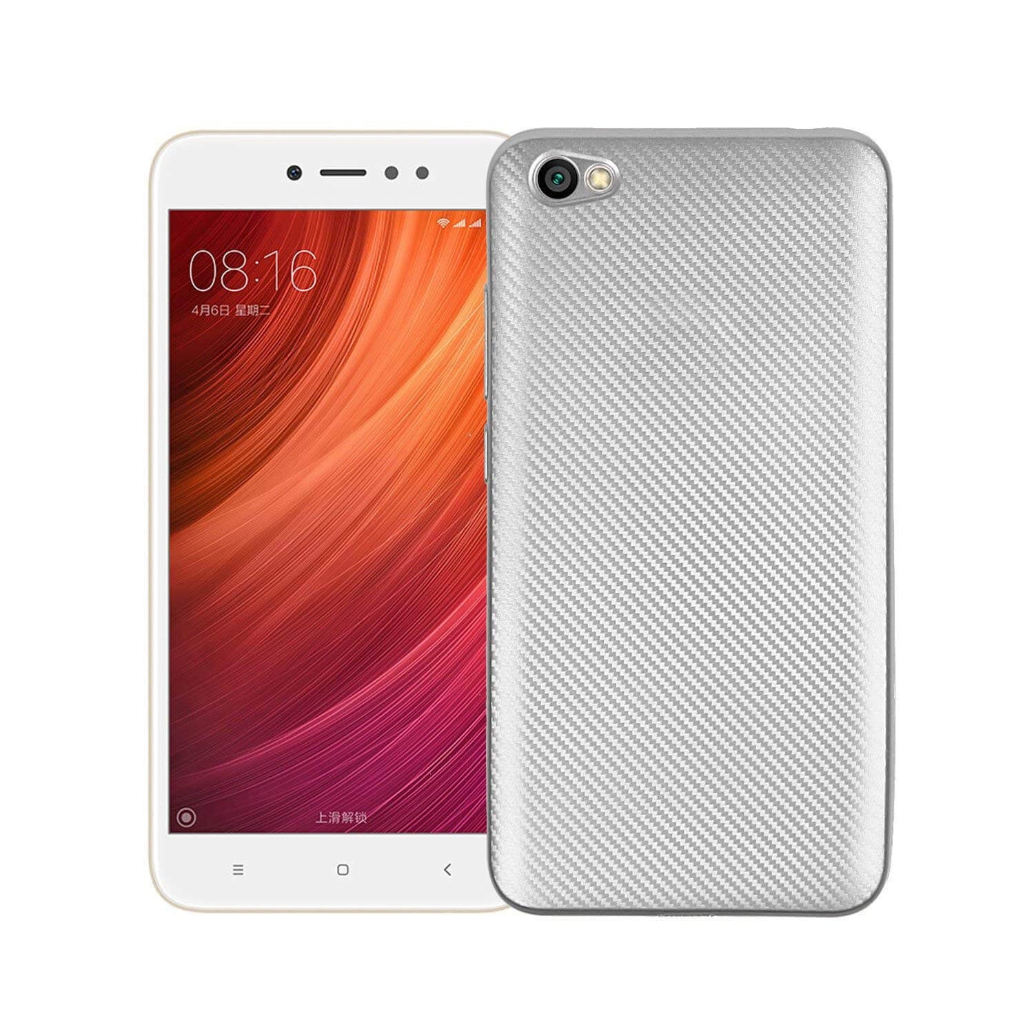 FIBER Védőburkolat Xiaomi Redmi Note 5A ezüst akciós termékkép 1