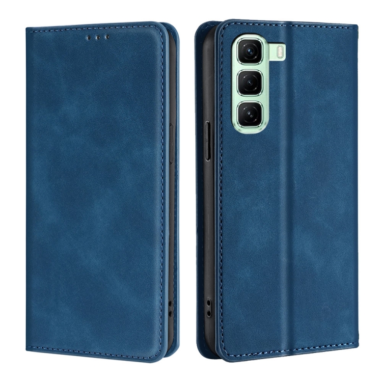 MAGNETIC Csuklós burkolat Infinix-hez Hot 50 5G kék akciós termékkép 1