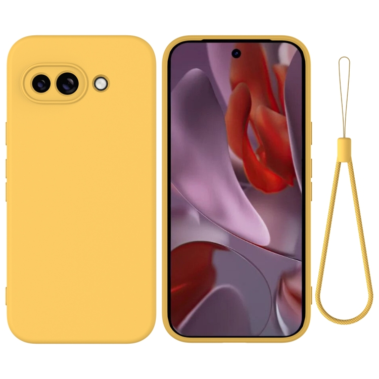 RUBBER Védőburkolat Google Pixel 9a sárga akciós termékkép 1