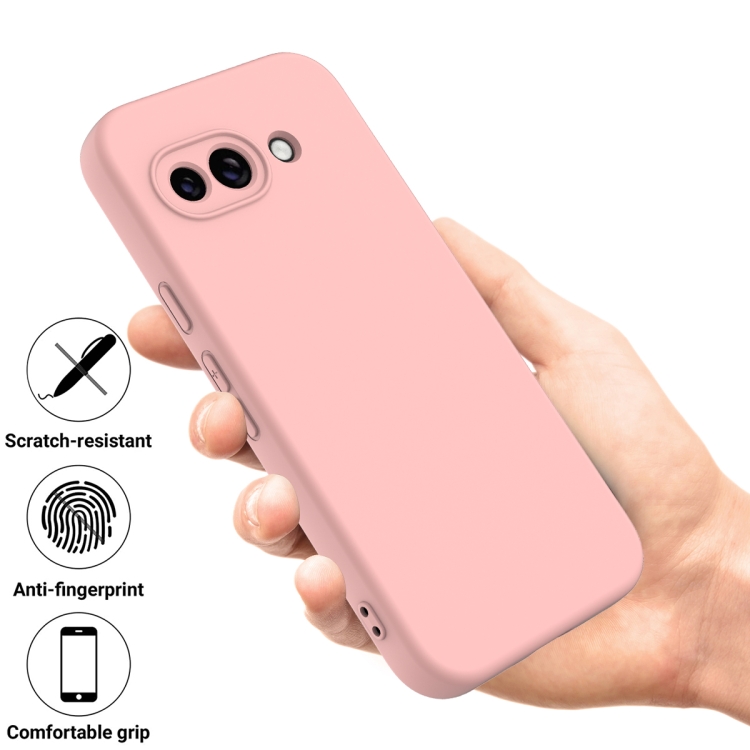 RUBBER Védőburkolat Google Pixel 9a rózsaszínhez termék 2. képe