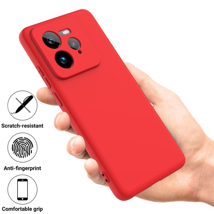 RUBBER Védőburkolat a Realme GT-hez 7 Pro 5G piros termék 2. képe