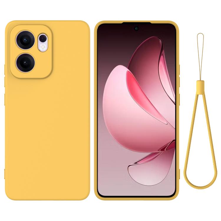 RUBBER Védőtok: Oppo Reno13 F 5G sárga akciós termékkép 1